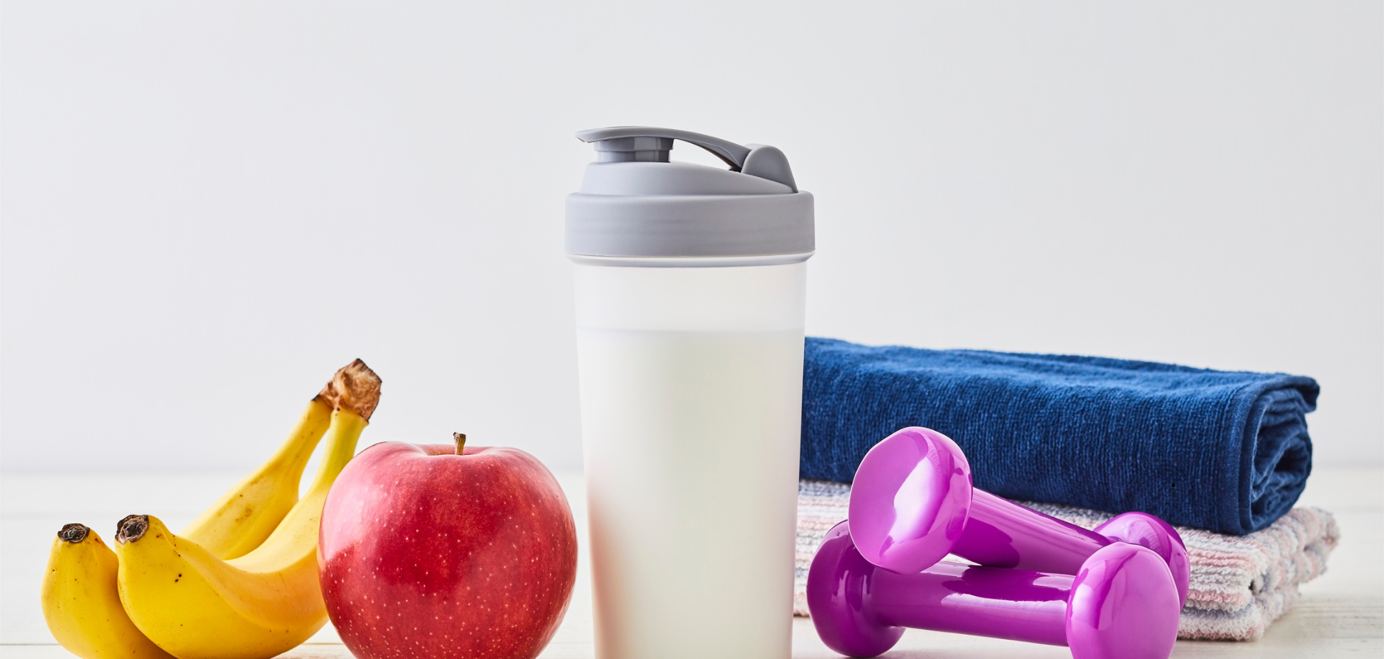 A healthy smoothie and fruits